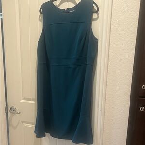 Eliza J Teal Midi Dress